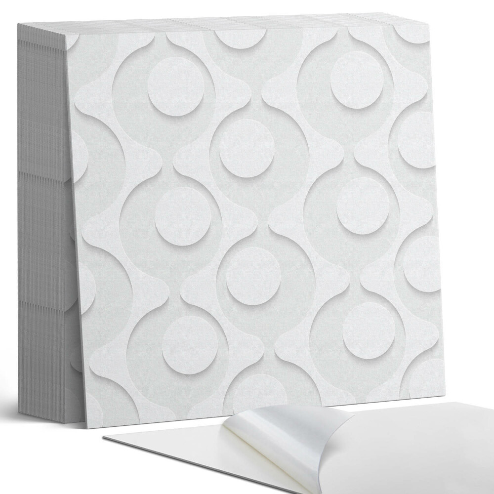 Samoprzylepne płytki Abstrakcyjny motyw z kręgami