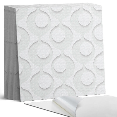 Samoprzylepne płytki Abstrakcyjny motyw z kręgami