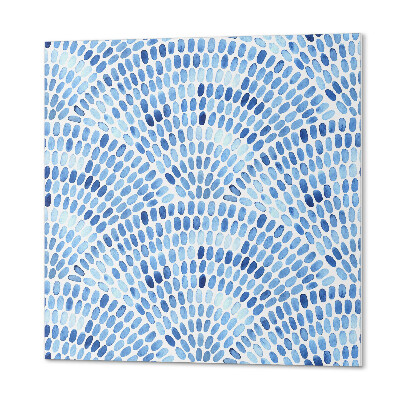 Samoprzylepne płytki Akwarelowe fale w kolorach