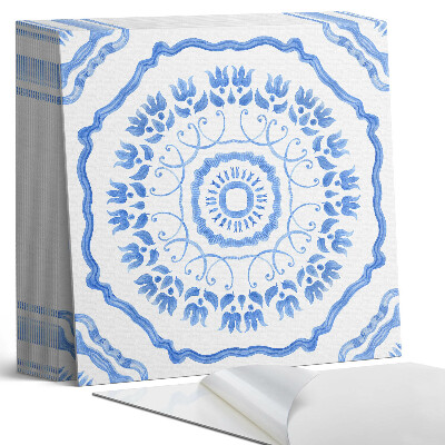 Kafelki samoprzylepne Kwiatowy wzór w kole