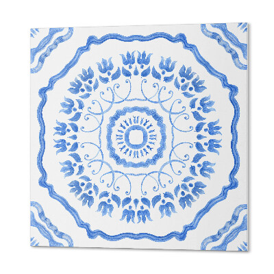 Kafelki samoprzylepne Okrągły motyw florystyczny