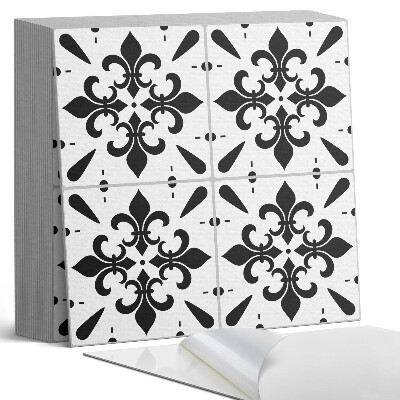 Samoprzylepne płytki Kwiatowe akcenty w subtelnych detalach