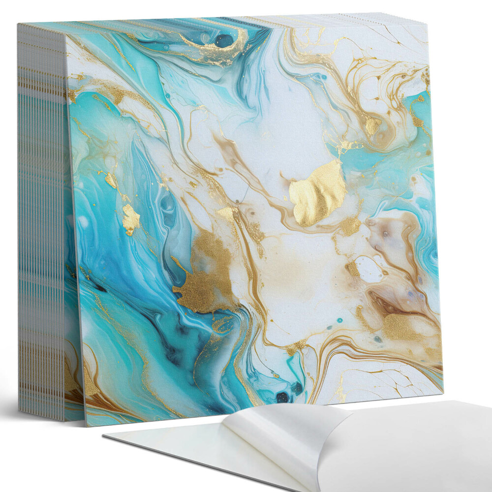 Kafelki samoprzylepne Fale i plamy w stylu abstrakcyjnym