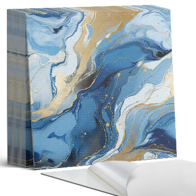 Samoprzylepne płytki na ścianę Fale i plamy w abstrakcyjnym stylu