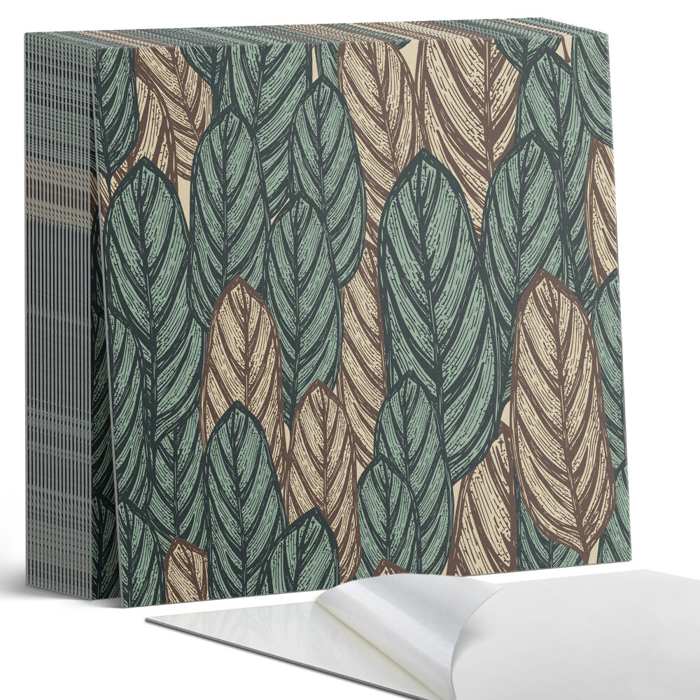 Samoprzylepne płytki Motyw liści