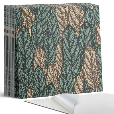 Samoprzylepne płytki Motyw liści