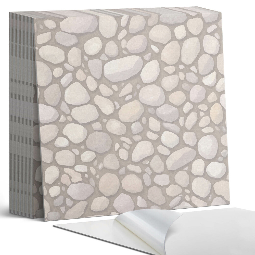 Samoprzylepne płytki Organiczny motyw kamienny