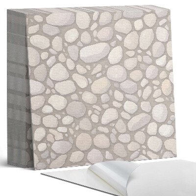 Samoprzylepne płytki Organiczny motyw kamienny