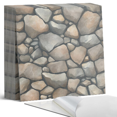 Samoprzylepne płytki na ścianę Motyw kamiennej faktury