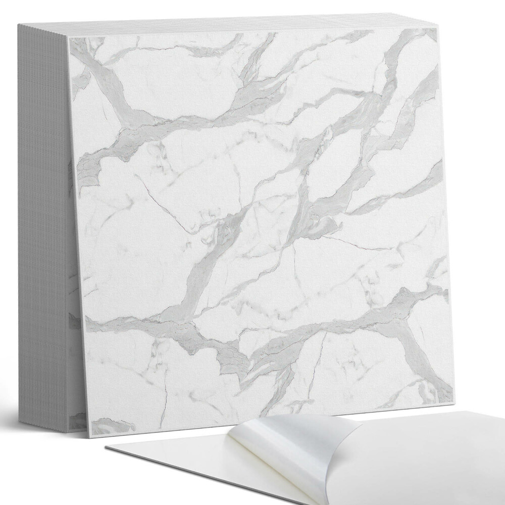 Samoprzylepne płytki Marmurowe żyłki w eleganckim wydaniu