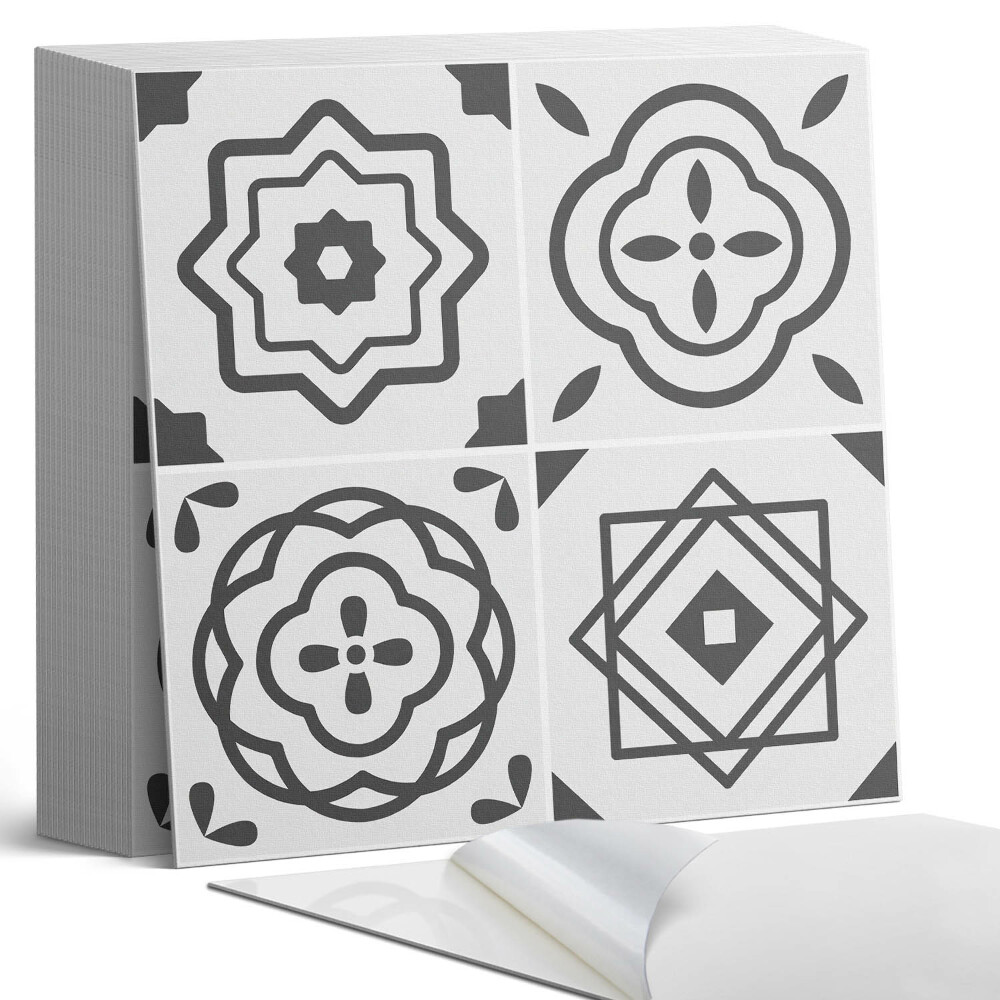 Samoprzylepne płytki Geometryczne wzory w kwadratowych kształtach