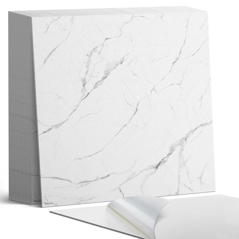 Samoprzylepne płytki Marmurowy deseń z delikatnymi żyłkami