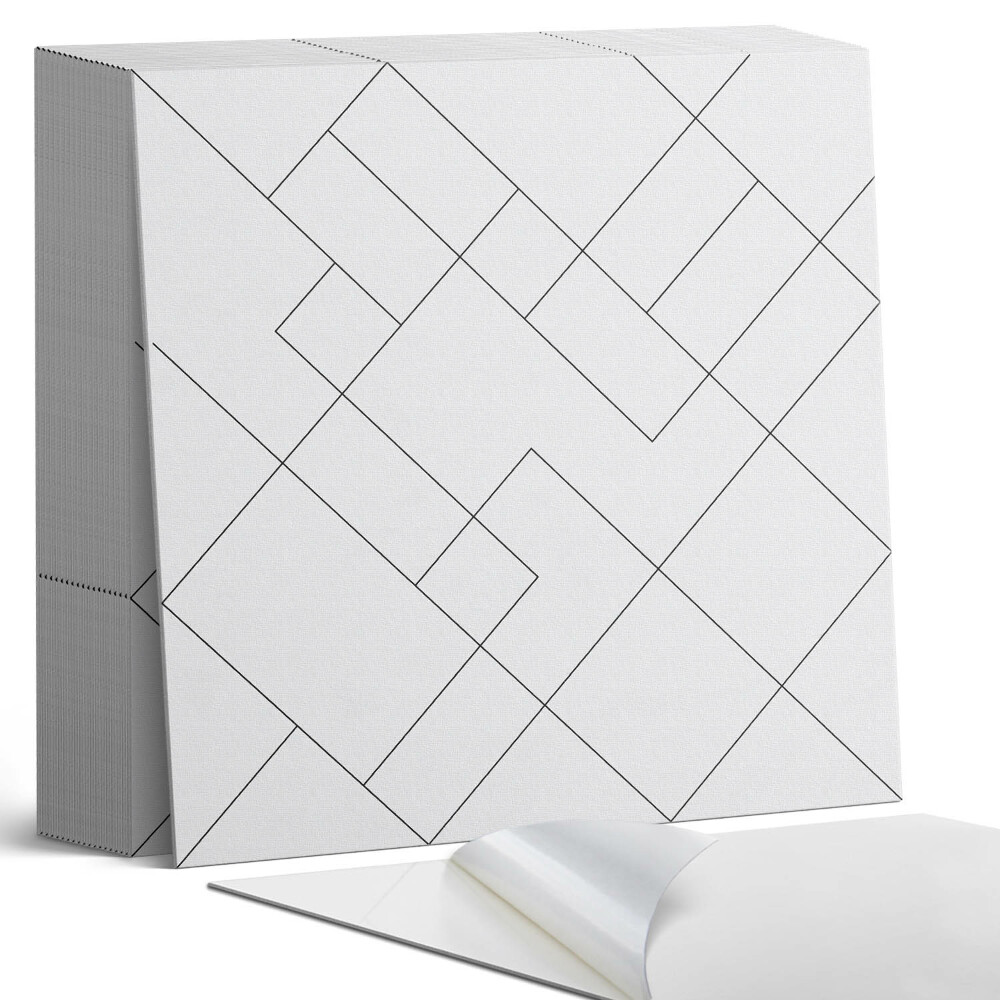 Samoprzylepne płytki na ścianę Abstrakcyjny motyw linii