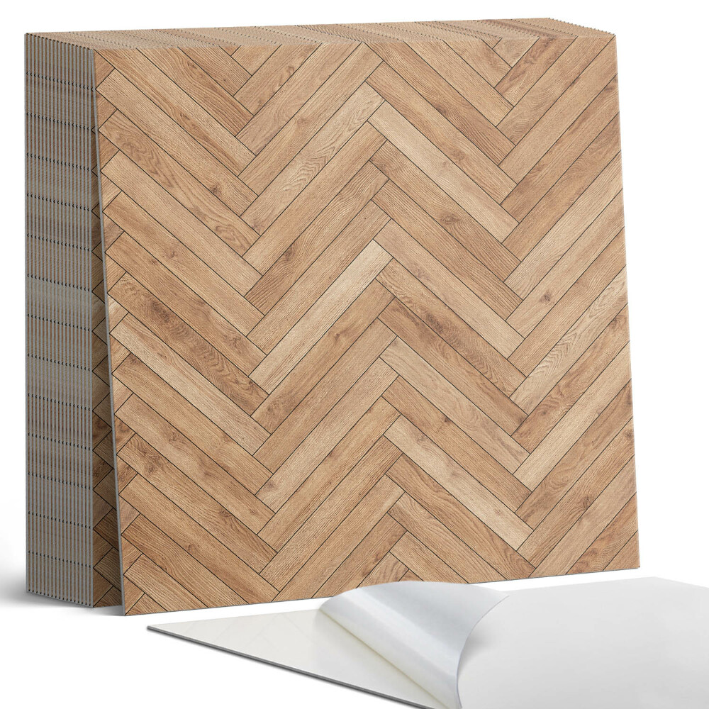 Samoprzylepne płytki Deska w stylu jodełki