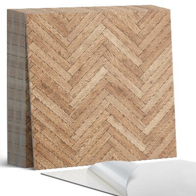 Samoprzylepne płytki Deska w stylu jodełki