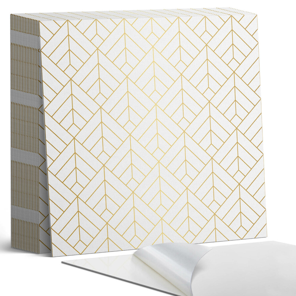 Kafelki samoprzylepne Liściasty wzór w trójwymiarze