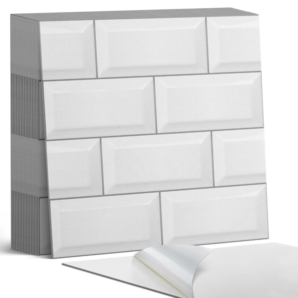 Samoprzylepne płytki na ścianę Cegiełkowy układ w nowoczesnym stylu