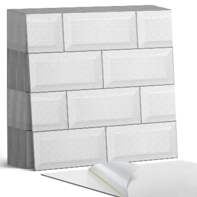 Samoprzylepne płytki na ścianę Cegiełkowy układ w nowoczesnym stylu