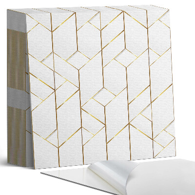 Samoprzylepne płytki na ścianę Stylowe linie w geometrycznym układzie