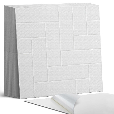 Samoprzylepne płytki Ceglane jodełki w stylu retro