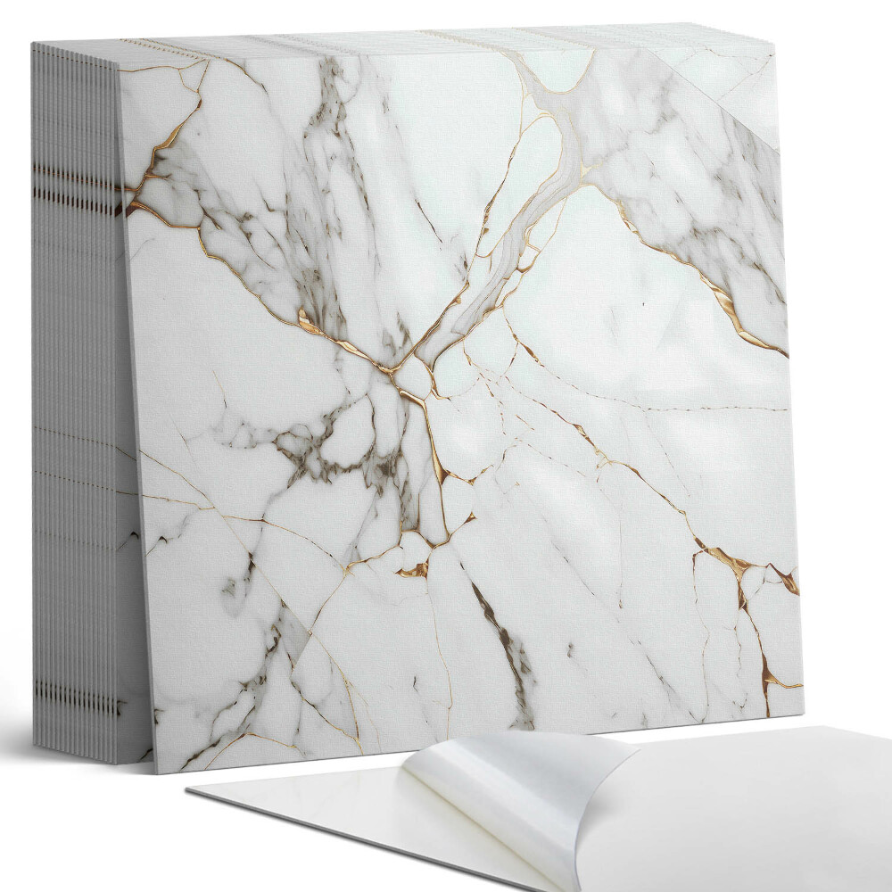 Samoprzylepne płytki na ścianę Marmurowy styl w eleganckiej odsłonie