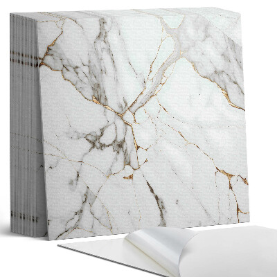 Samoprzylepne płytki na ścianę Marmurowy styl w eleganckiej odsłonie