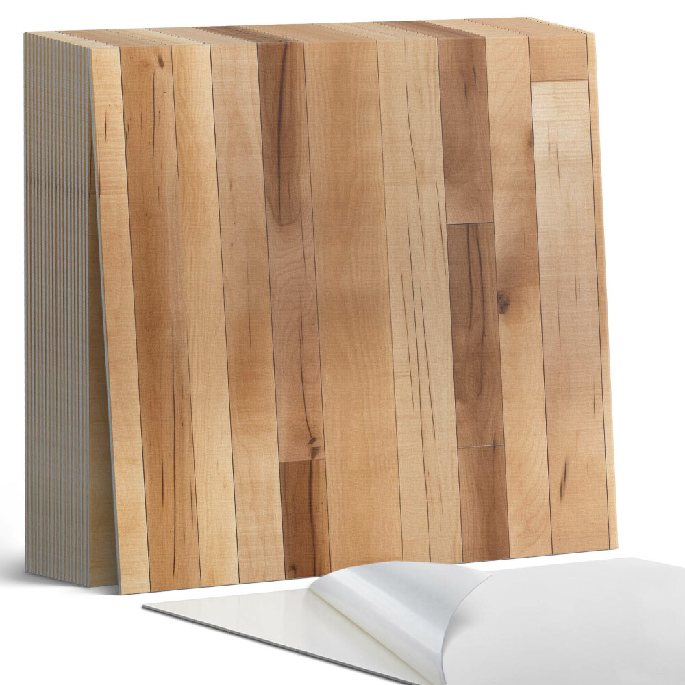 Samoprzylepne płytki na ścianę Wzór inspirowany drewnem