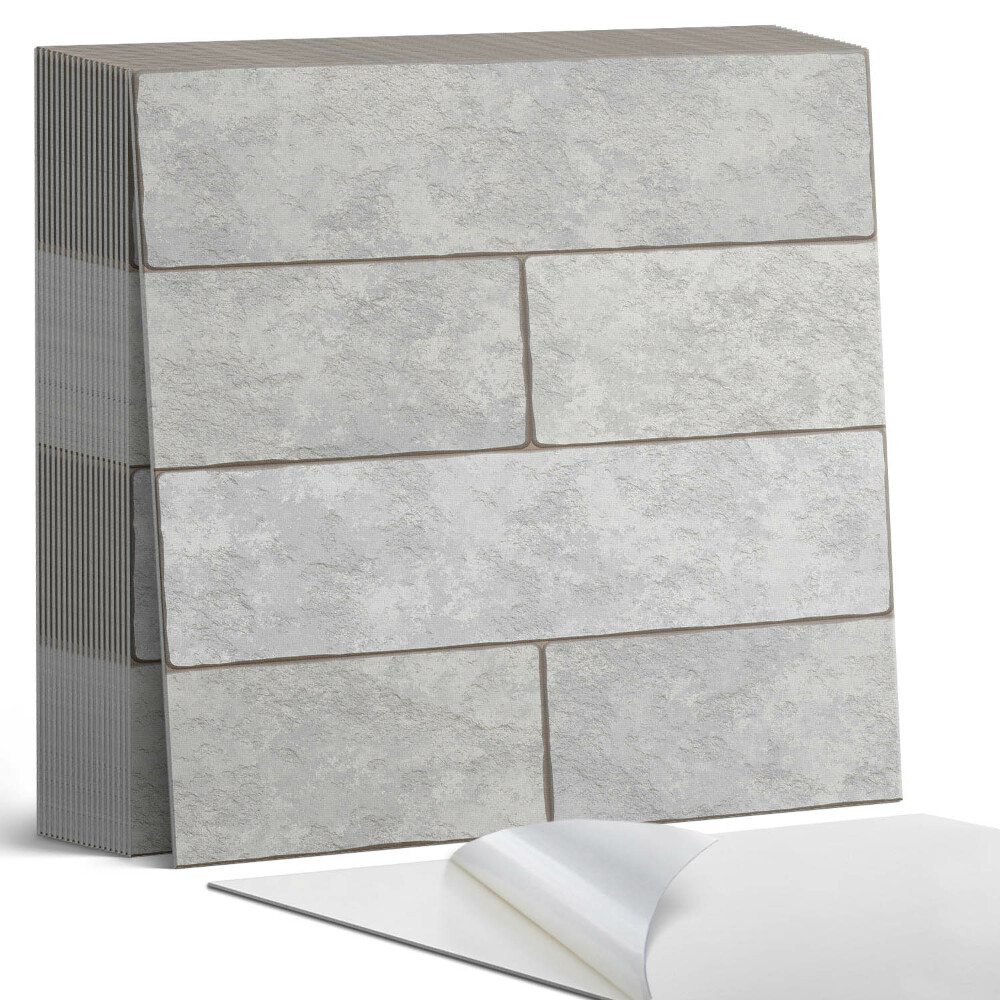 Samoprzylepne płytki Ceglane struktury w trójwymiarze