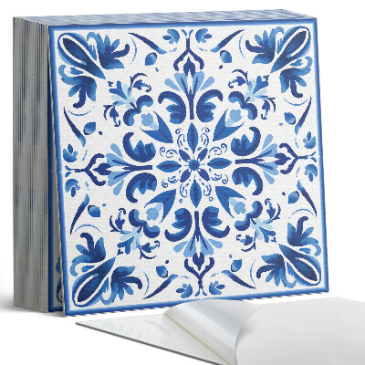 Samoprzylepne płytki na ścianę Kwiatowa symetria w pełni