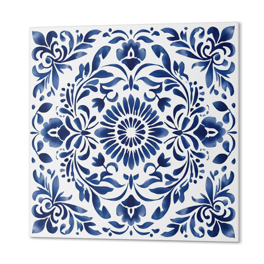 Kafelki samoprzylepne Ornament kwiaty w stylu eleganckim