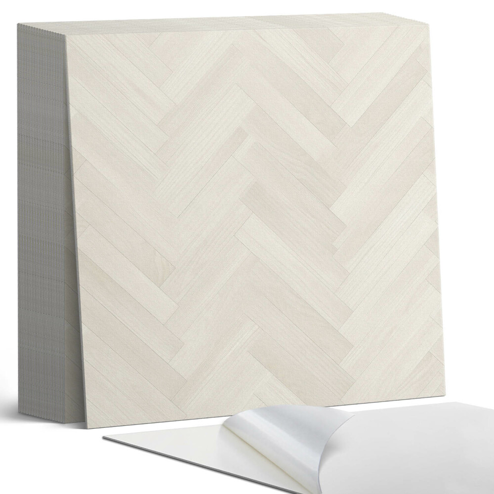 Samoprzylepne płytki na ścianę Wzór jodełkowy na drewnie