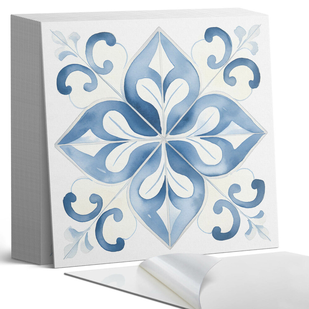 Kafelki samoprzylepne Kwiatowy motyw na kafelkach