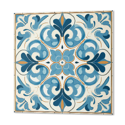 Samoprzylepne płytki na ścianę Symetryczne motywy roślinne