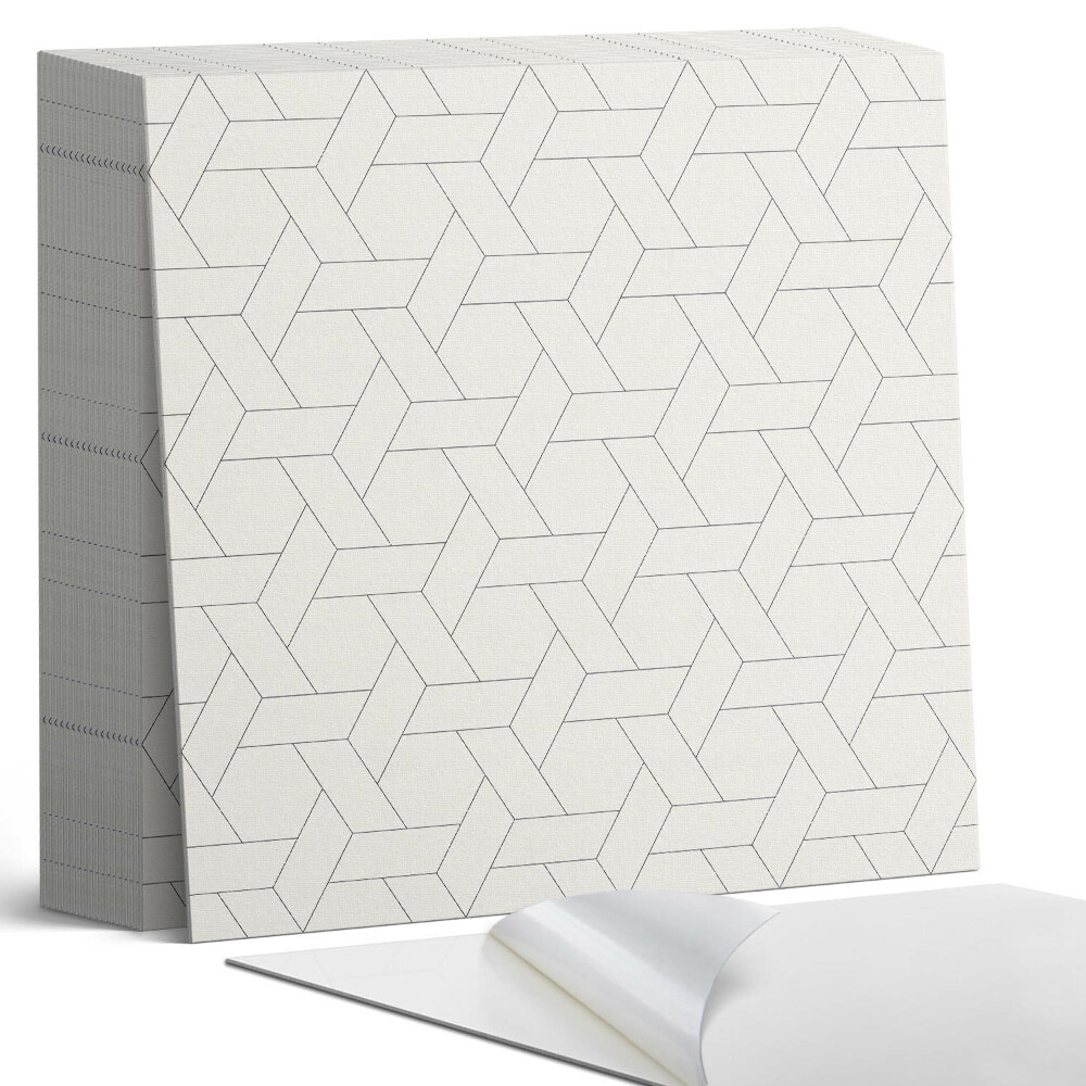 Samoprzylepne płytki Heksagonalny motyw geometryczny