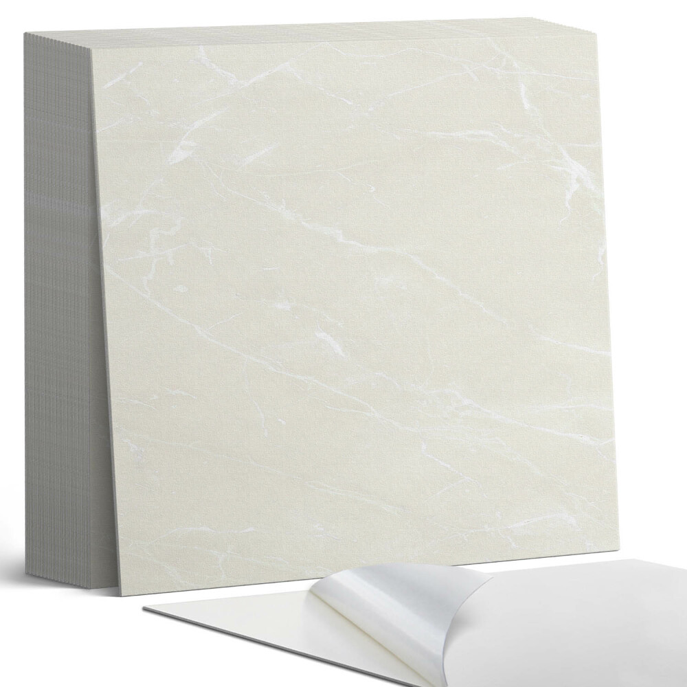 Samoprzylepne płytki na ścianę Marmurowy motyw z subtelnymi żyłkami