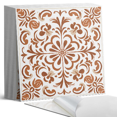 Kafelki samoprzylepne Kwiatowy wzór ornamentowy