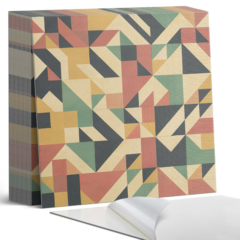 Samoprzylepne płytki na ścianę Geometryczna abstrakcja w nowoczesnym stylu