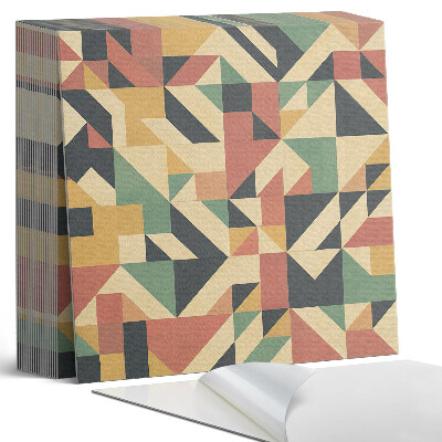 Samoprzylepne płytki na ścianę Geometryczna abstrakcja w nowoczesnym stylu