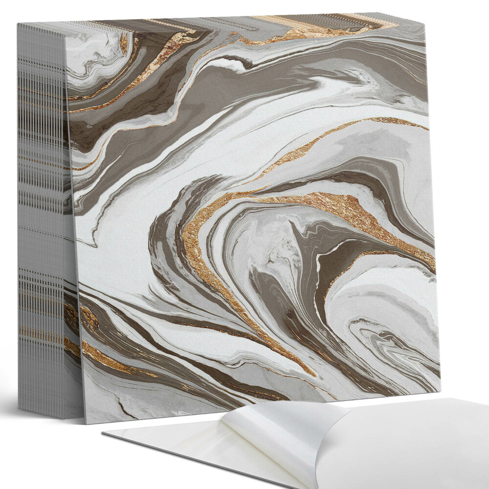 Samoprzylepne płytki Abstrakcyjne fale w dynamicznych kształtach