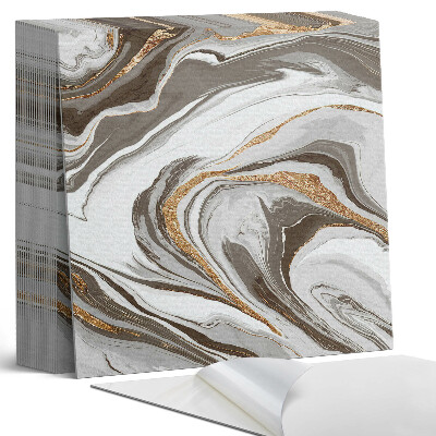 Samoprzylepne płytki Abstrakcyjne fale w dynamicznych kształtach