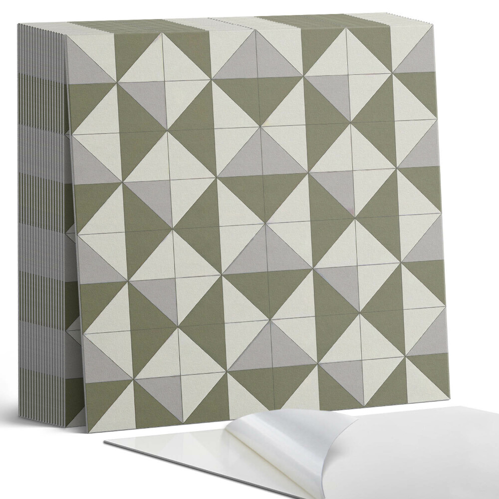 Samoprzylepne płytki na ścianę Geometria trójkątnych kształtów