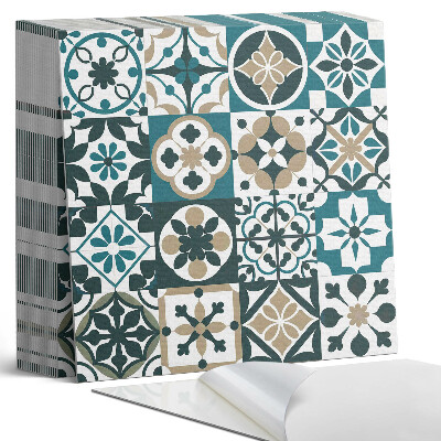 Kafelki samoprzylepne Kafelkowe wzory w harmonijnym układzie