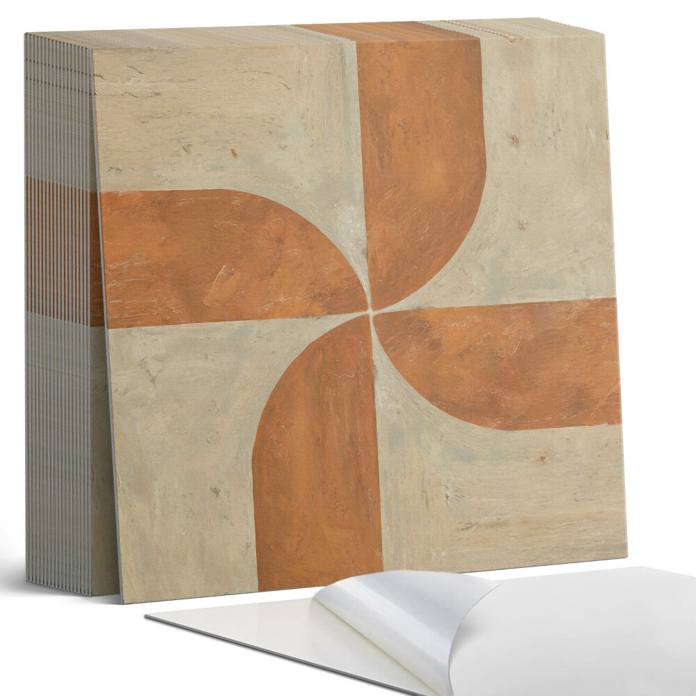 Samoprzylepne płytki Wzór łukowej geometrii