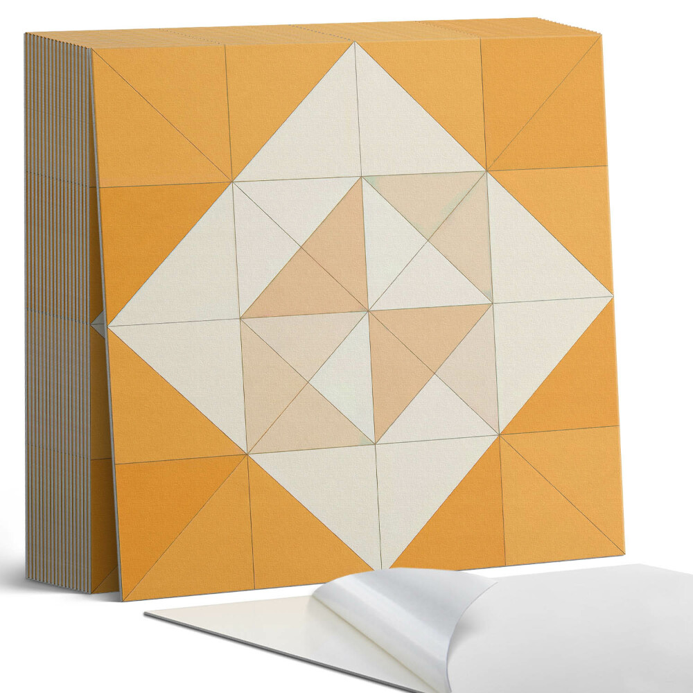 Kafelki samoprzylepne Wzór rombowy w geometrycznej formie