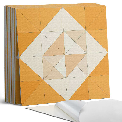 Kafelki samoprzylepne Wzór rombowy w geometrycznej formie