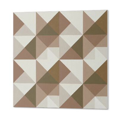 Samoprzylepne płytki na ścianę Wzór trójkątny w minimalistycznym wydaniu