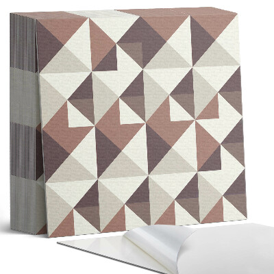 Kafelki samoprzylepne Abstrakcyjne trójkąty w geometrycznym stylu