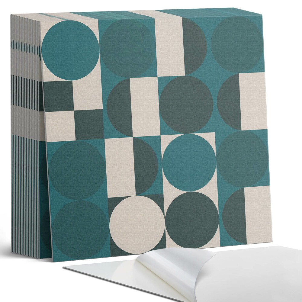 Samoprzylepne płytki na ścianę Kształty i formy w geometrycznym stylu