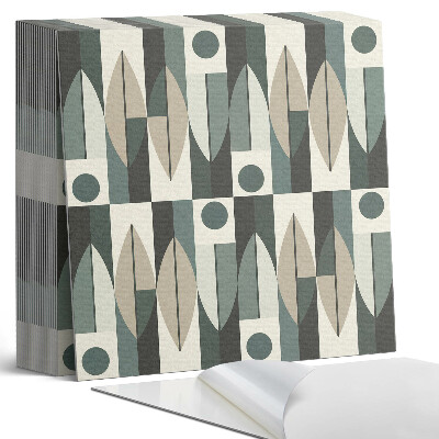 Samoprzylepne płytki na ścianę Nowoczesny motyw geometryczny