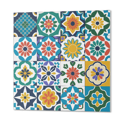 Kafelki samoprzylepne Geometria i florystyka w harmonii